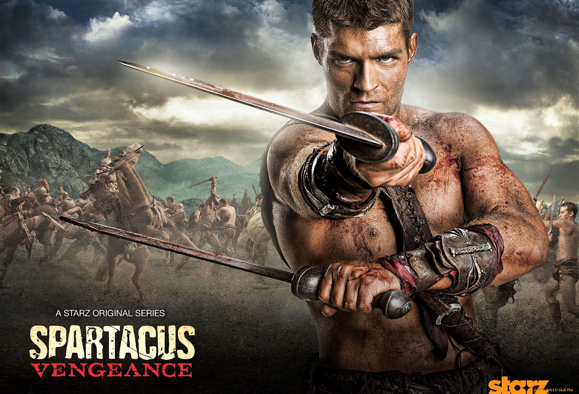 Обои Кино Фильмы Spartacus: Vengeance, Обои Для Рабочего Стола.